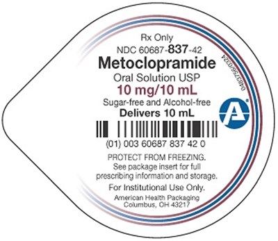 10 mg Per 10 mL Metoclopramide Oral Solution Cup Lid (10 mg Per 10 mL Metoclopramide Oral Solution Cup Lid)